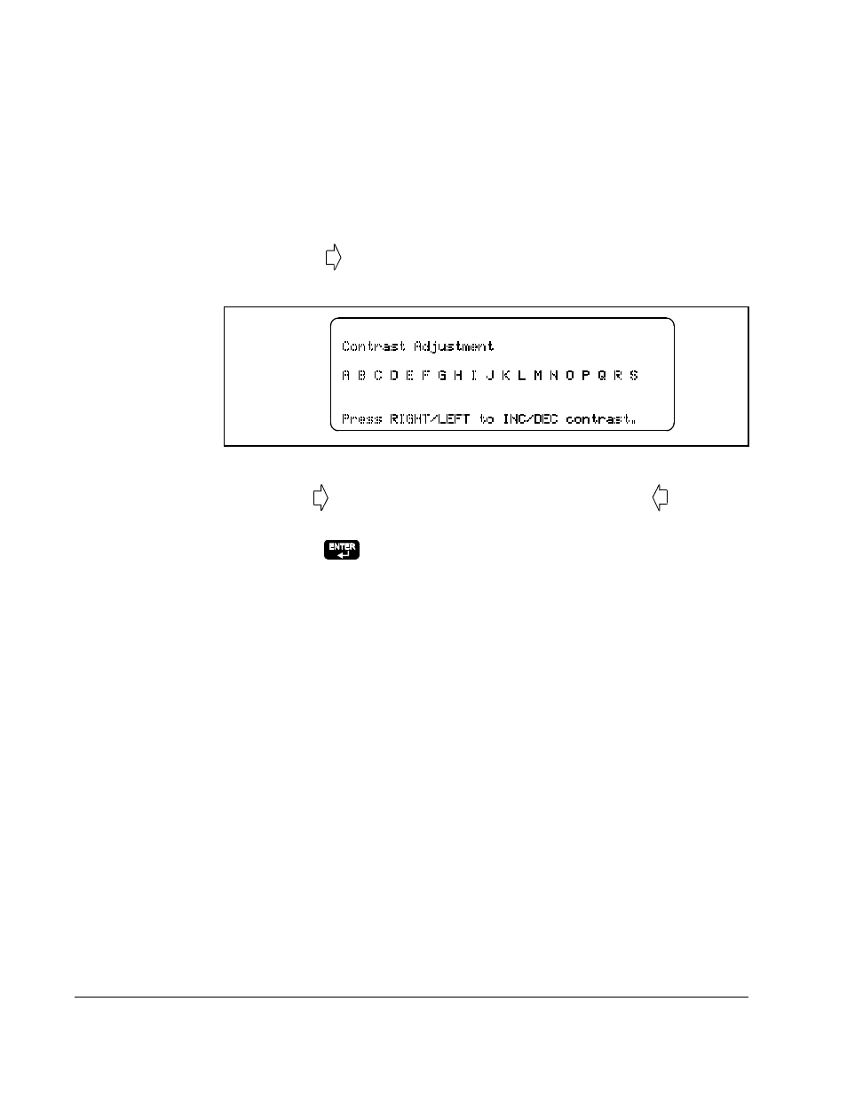 2 adjusting the screen contrast | Rockwell Automation WebPak 3000  User Guide User Manual | Page 20 / 92