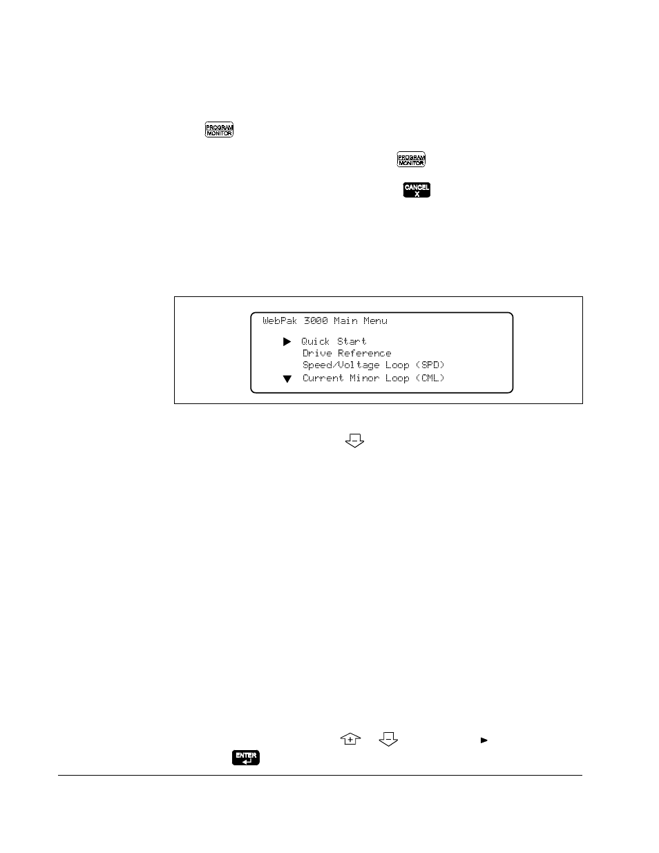 2 accessing oim menus and parameters | Rockwell Automation WebPak 3000  User Guide User Manual | Page 28 / 92
