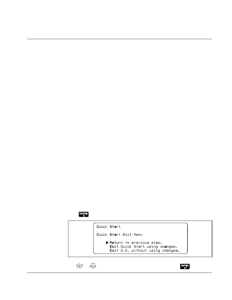 Hapter, Using quick start, 1 preparing for quick start | 2 using the quick start exit menu | Rockwell Automation WebPak 3000  User Guide User Manual | Page 37 / 92