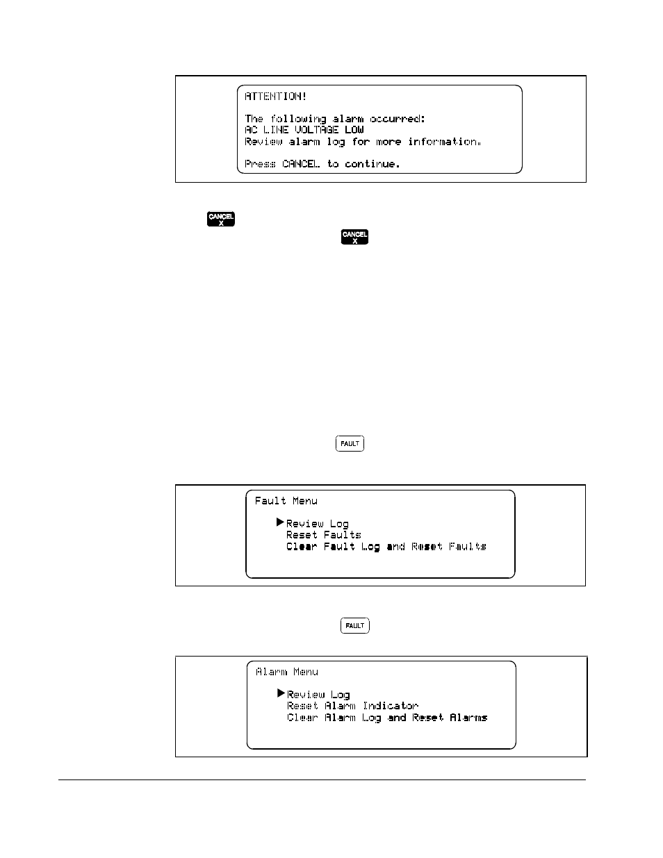 2 reviewing and resetting faults and alarms | Rockwell Automation WebPak 3000  User Guide User Manual | Page 60 / 92