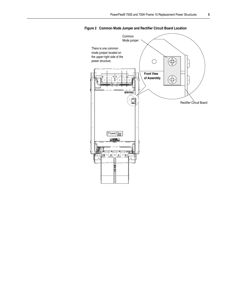 Rockwell Automation 20D PowerFlex 700H/S Frame 10 Replacement Power Structure User Manual | Page 5 / 18