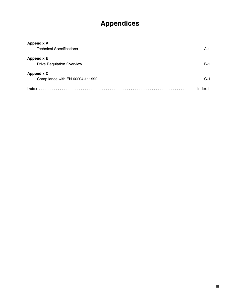 Appendices | Rockwell Automation GV3000 AC Pwr Module Ver. 5.0 Hardware Ref, Installation, and Troubleshooting User Manual | Page 11 / 102