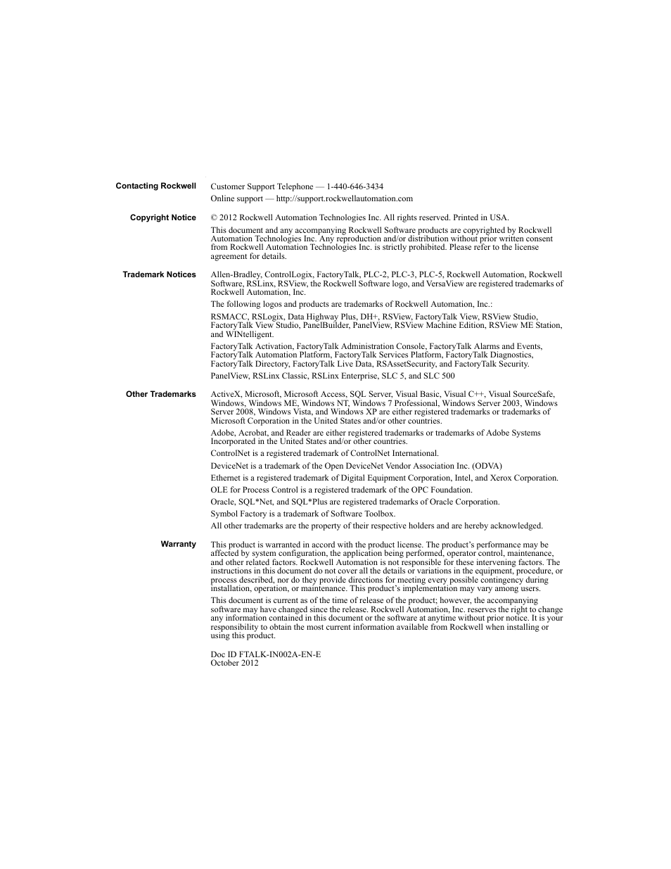 Rockwell Automation FactoryTalk Translation Utility Installation Guide User Manual | Page 2 / 28