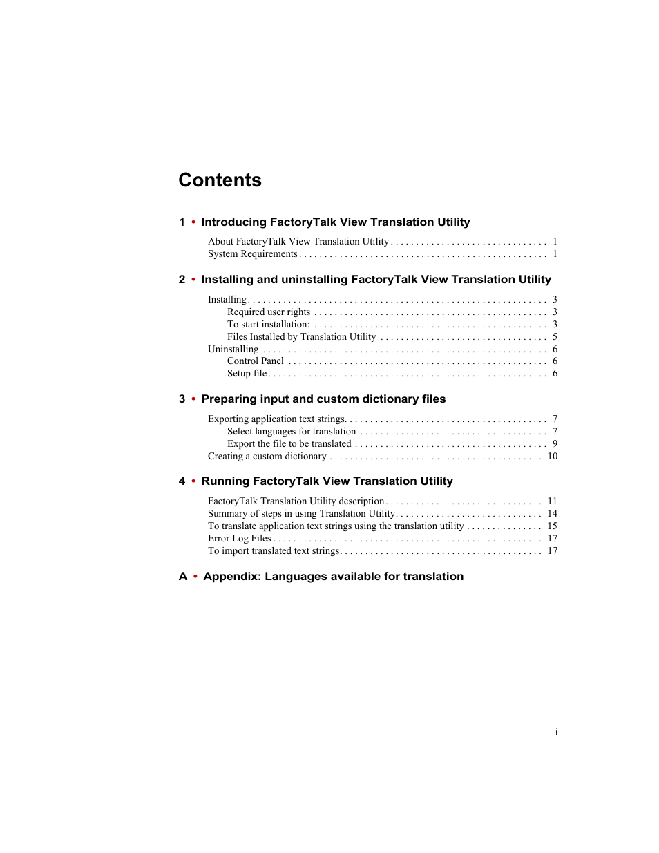 Rockwell Automation FactoryTalk Translation Utility Installation Guide User Manual | Page 3 / 28