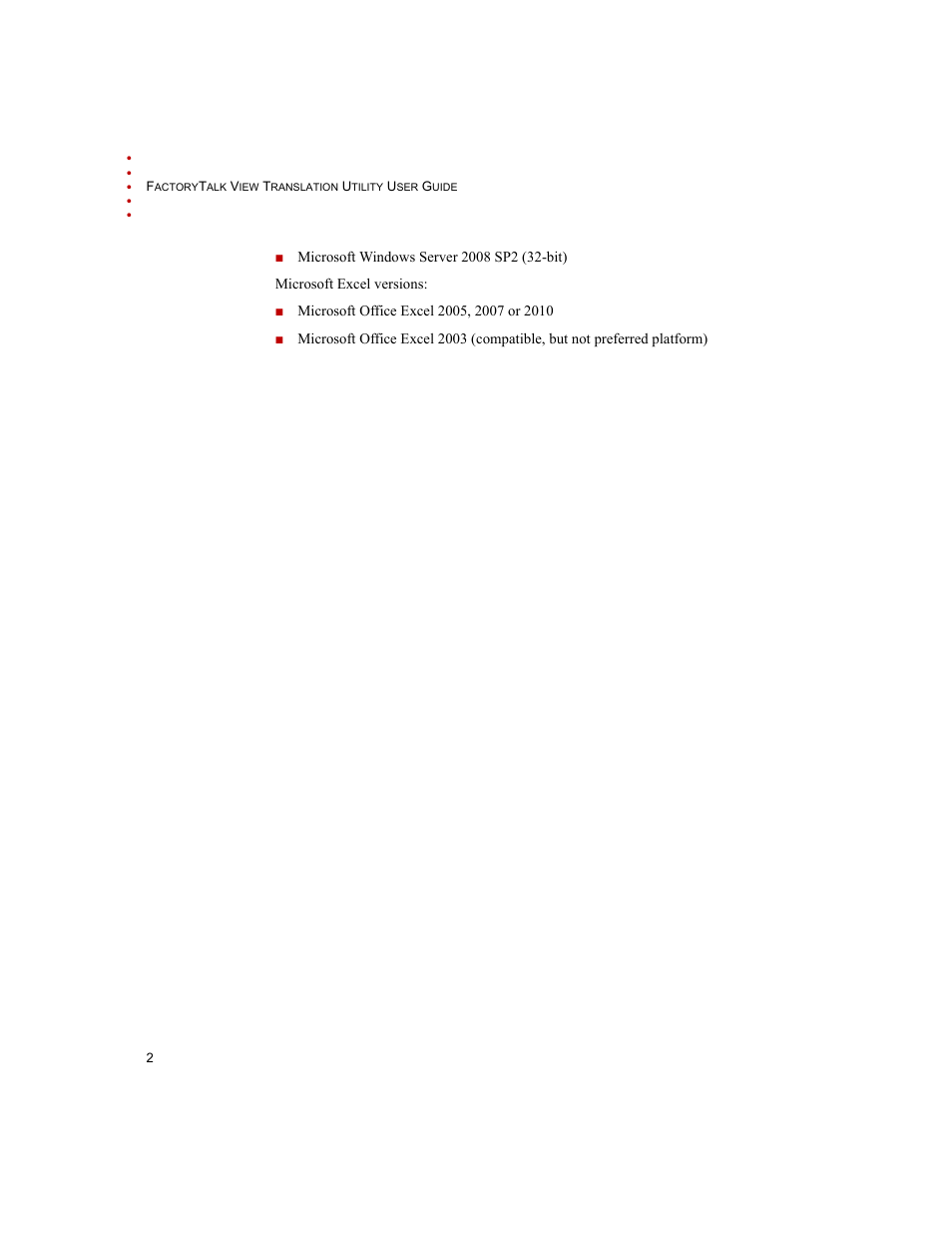 Rockwell Automation FactoryTalk Translation Utility Installation Guide User Manual | Page 6 / 28