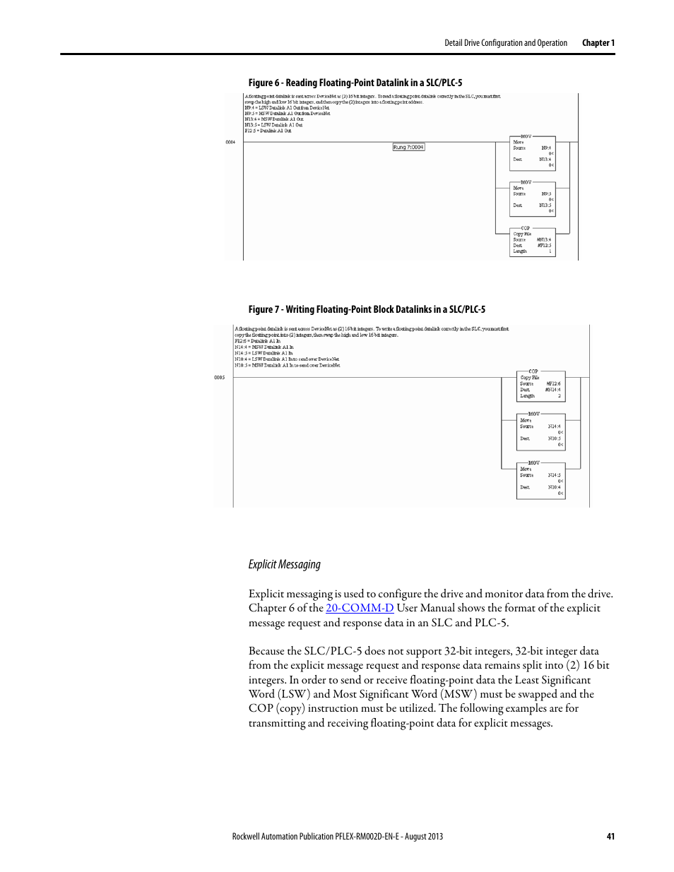 Rockwell Automation 20D PowerFlex 700S with Phase I Control Reference Manual User Manual | Page 41 / 190