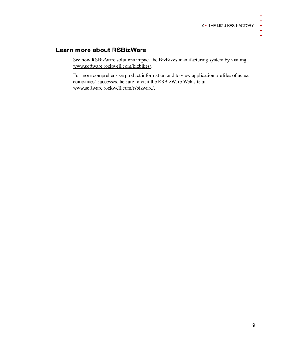 Learn more about rsbizware | Rockwell Automation FactoryTalk Scheduler Users Guide User Manual | Page 15 / 146
