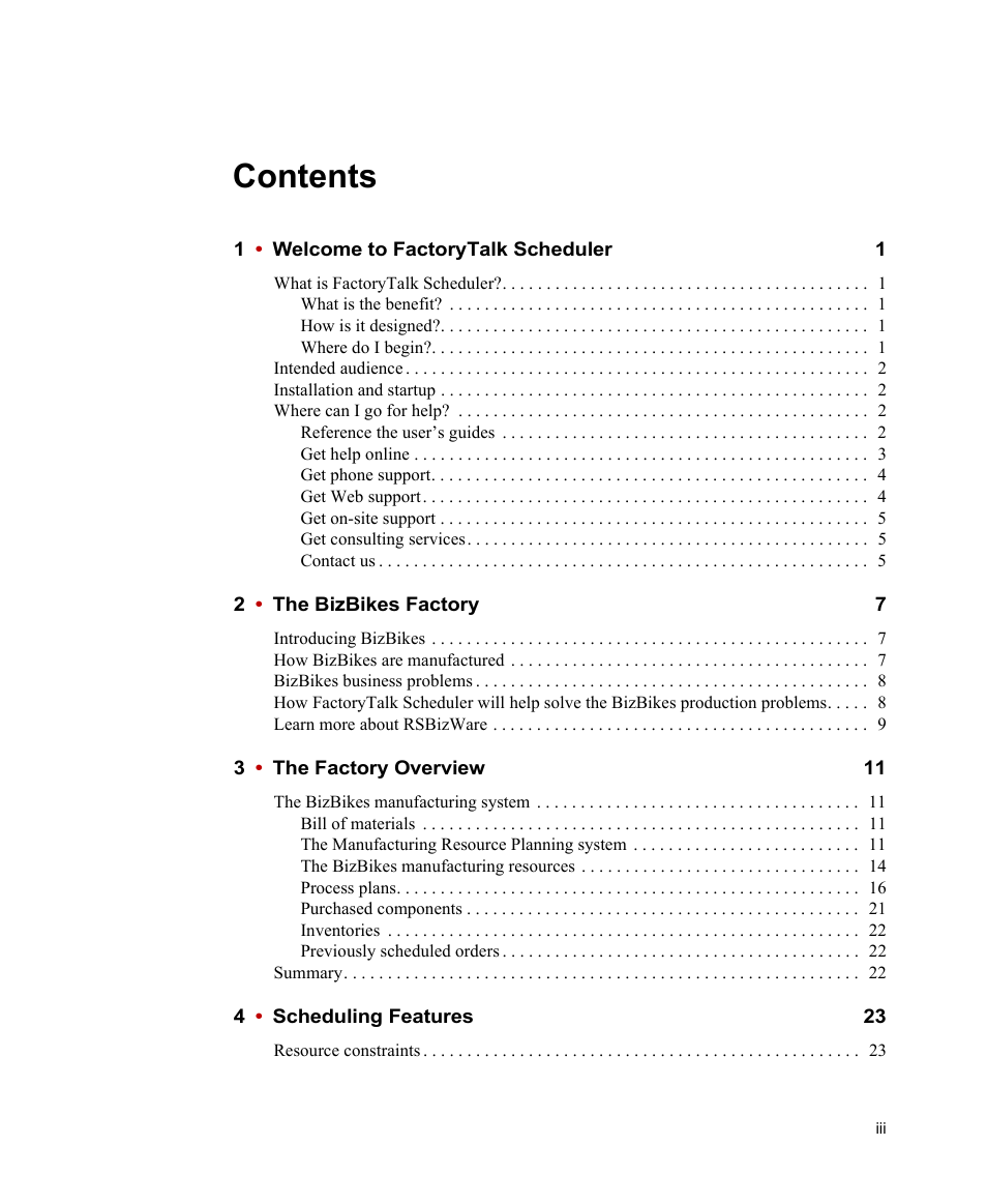 Rockwell Automation FactoryTalk Scheduler Users Guide User Manual | Page 3 / 146