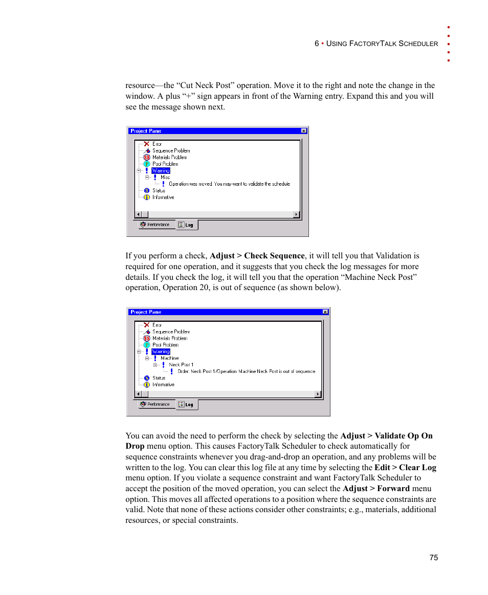 Rockwell Automation FactoryTalk Scheduler Users Guide User Manual | Page 81 / 146