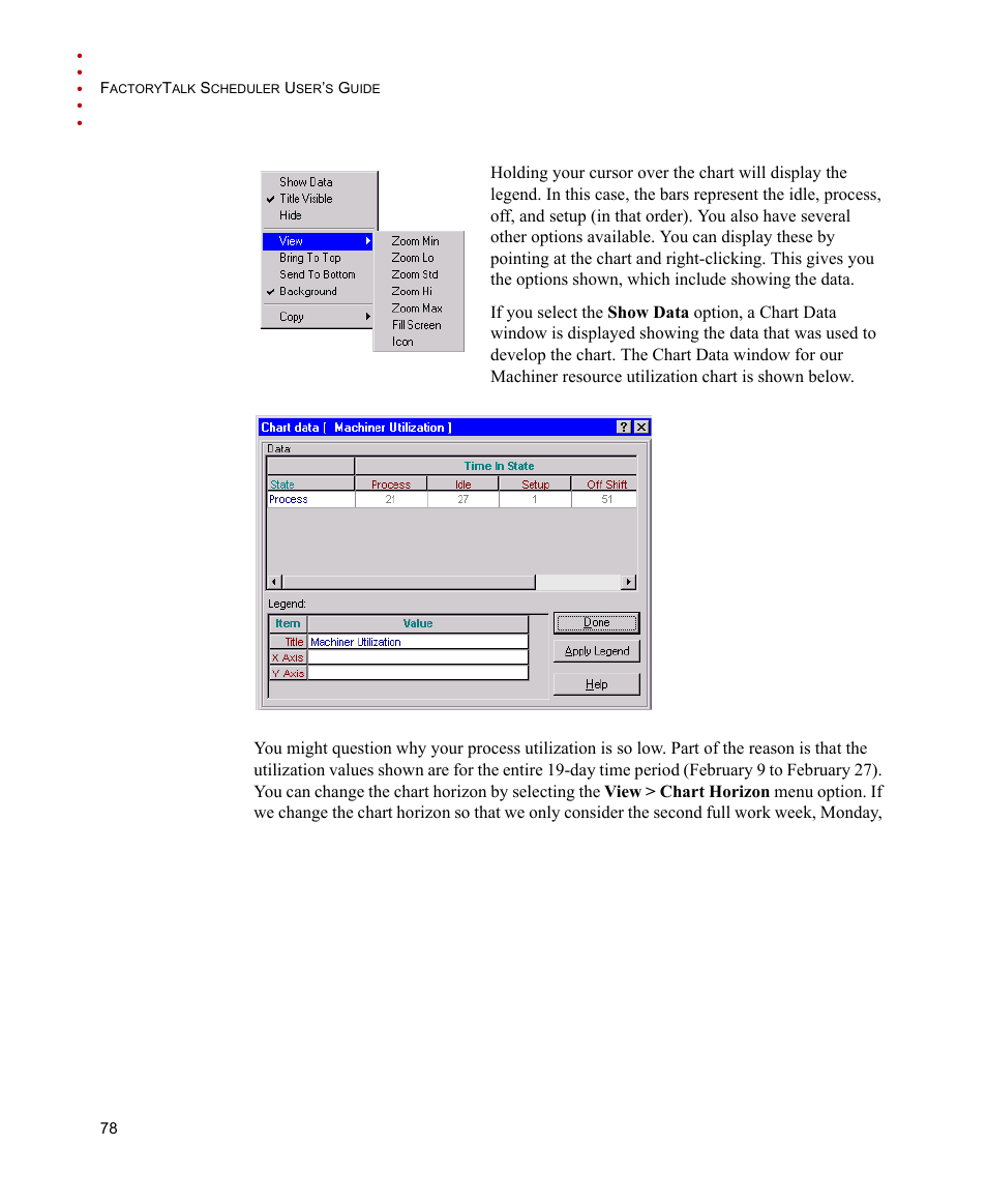 Rockwell Automation FactoryTalk Scheduler Users Guide User Manual | Page 84 / 146