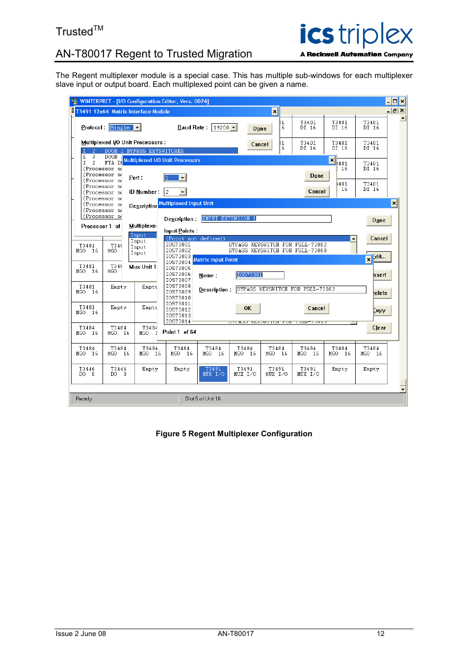 Trusted | Rockwell Automation T80017 Application Note Regent to Trusted Migration User Manual | Page 12 / 23