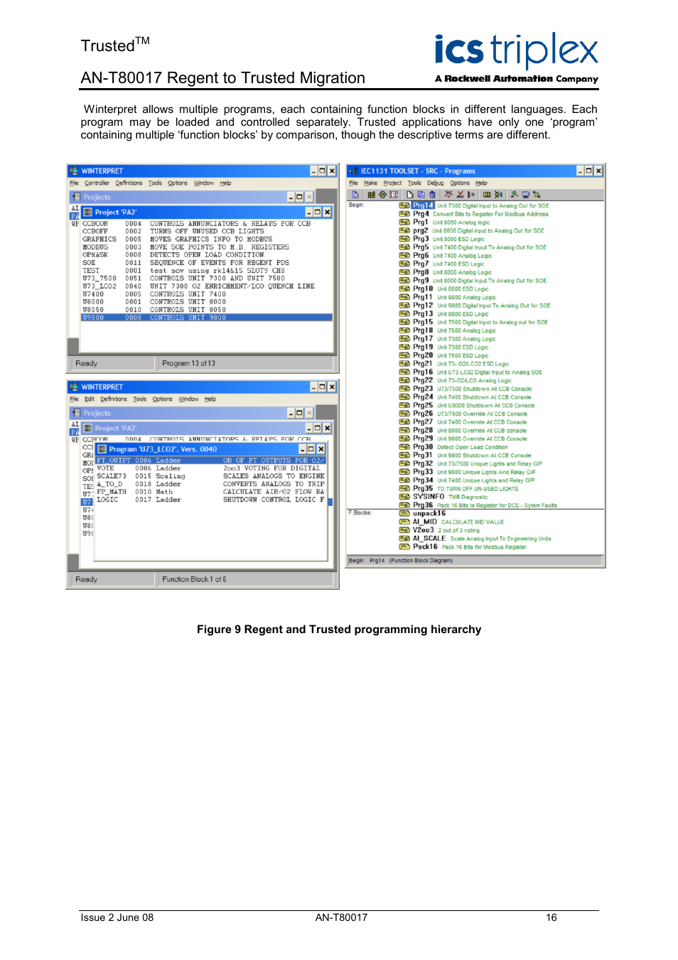 Trusted | Rockwell Automation T80017 Application Note Regent to Trusted Migration User Manual | Page 16 / 23