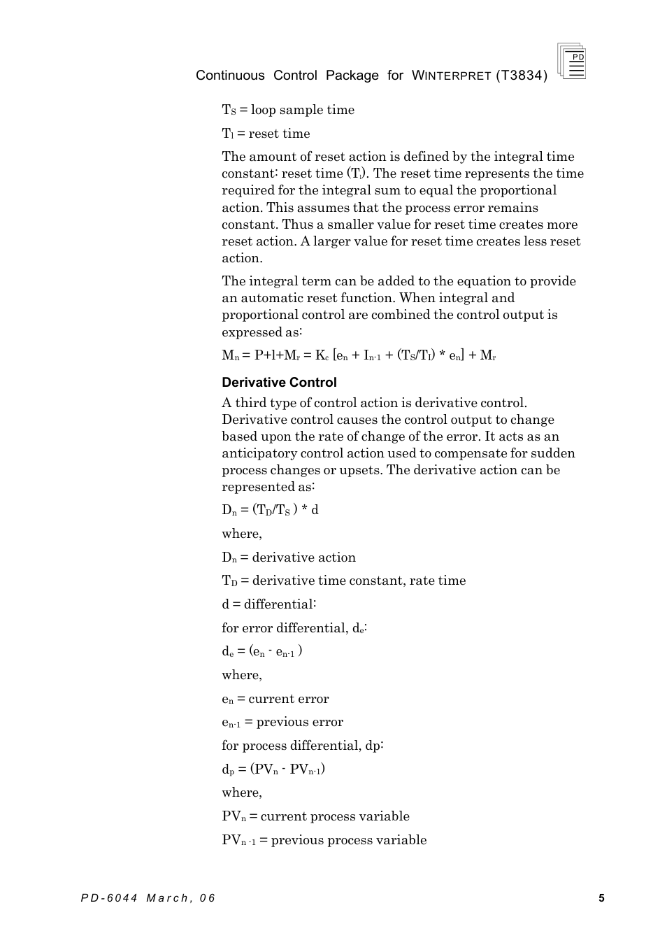Rockwell Automation T3834 ICS Regent Continuous Control Package for Winterpret User Manual | Page 5 / 23