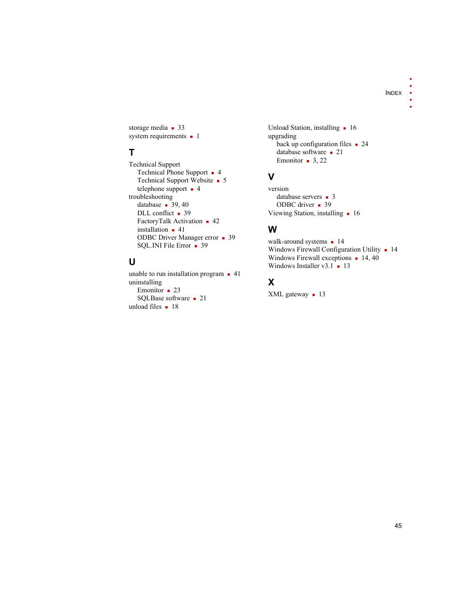 Rockwell Automation Emonitor with a Gupta Multi-User Database User Manual | Page 49 / 50