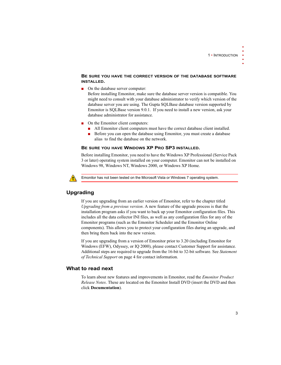 Upgrading, What to read next, Upgrading what to read next | Rockwell Automation Emonitor with a Gupta Multi-User Database User Manual | Page 7 / 50