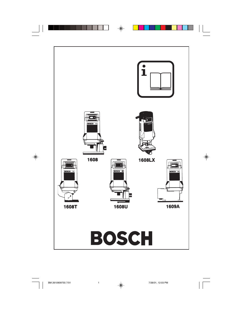 Bosch 1608LX User Manual | 36 pages