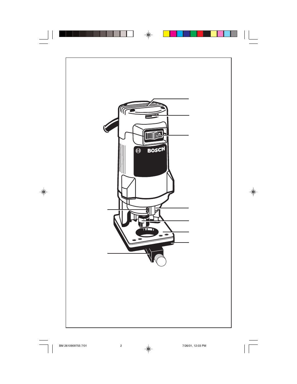 Bosch 1608LX User Manual | Page 2 / 36