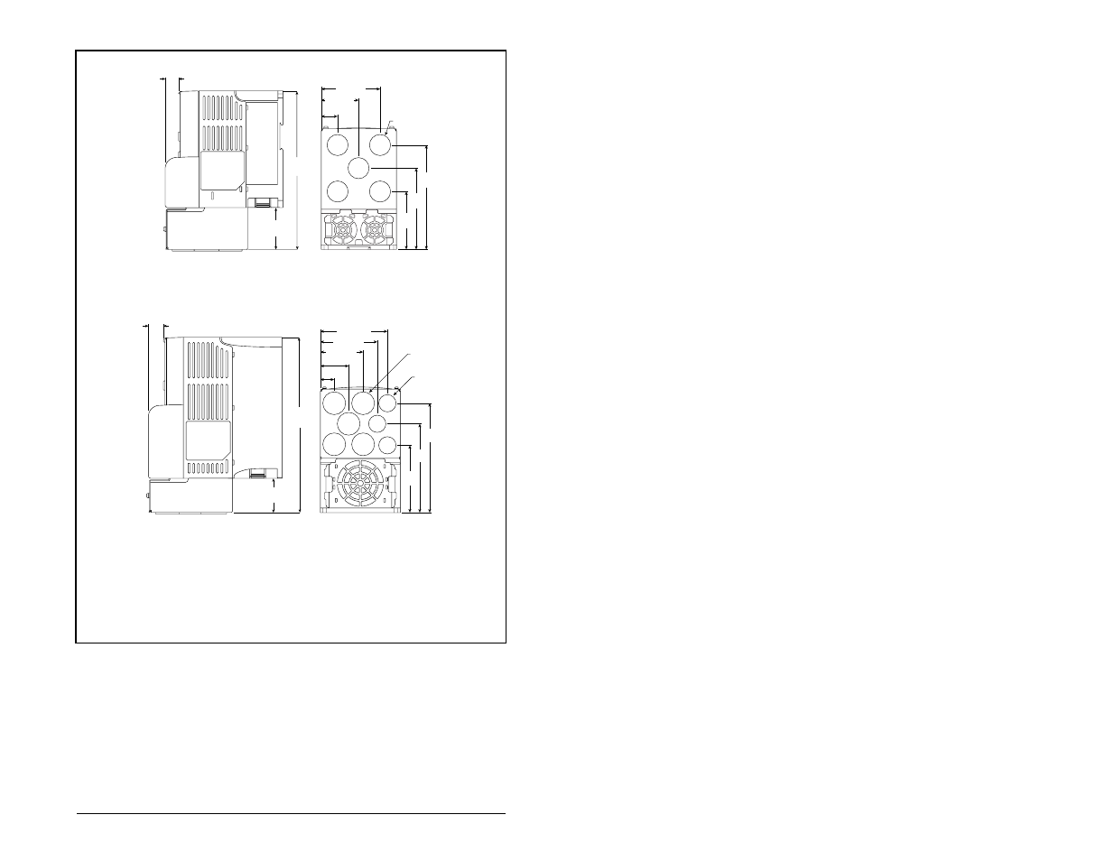 Dimensions shown in mm (in) | Rockwell Automation MD65 User Manual Version 2.0 User Manual | Page 21 / 186