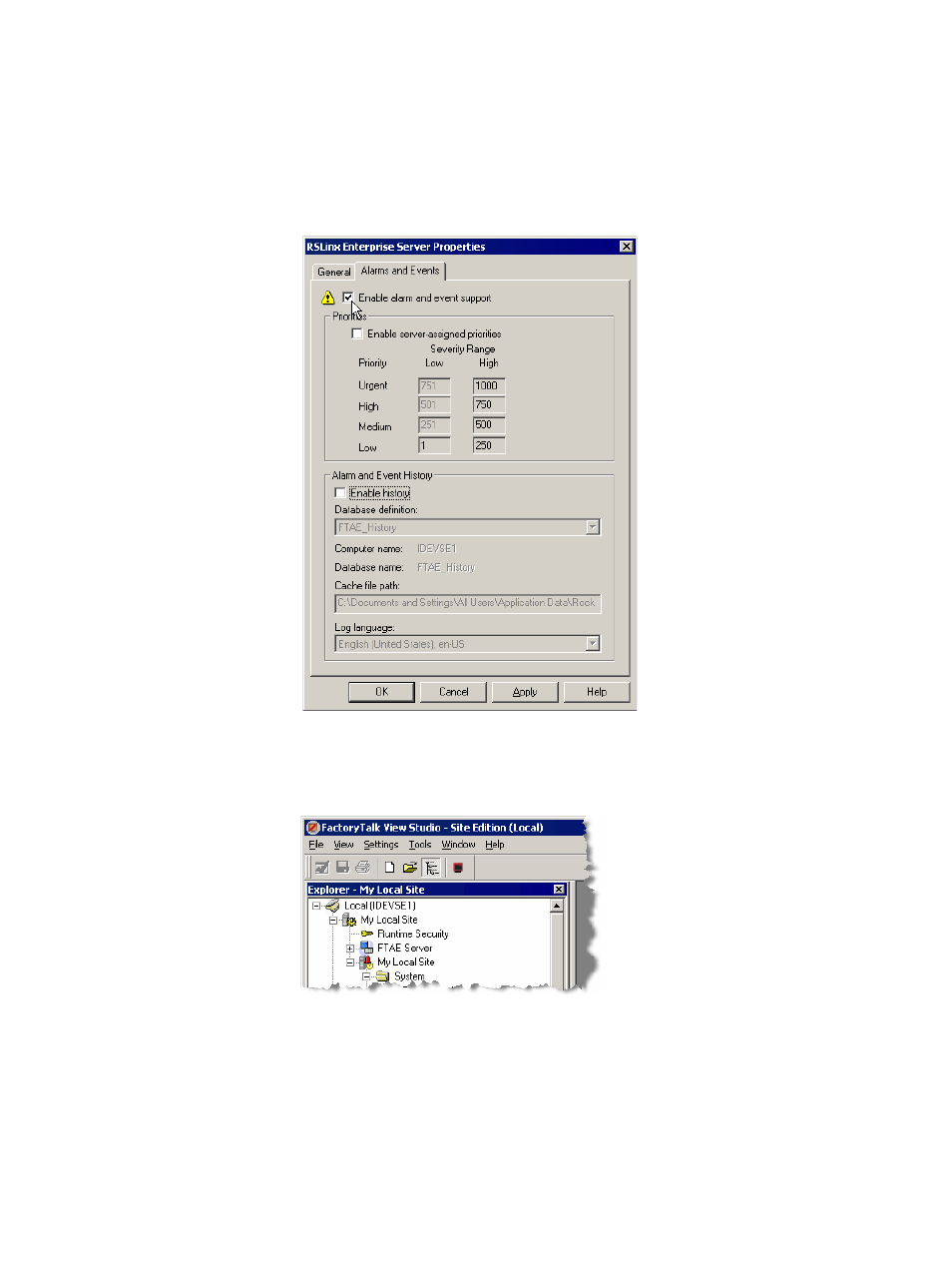 Rockwell Automation FactoryTalk Alarms and Events Quick Start User Manual | Page 56 / 246