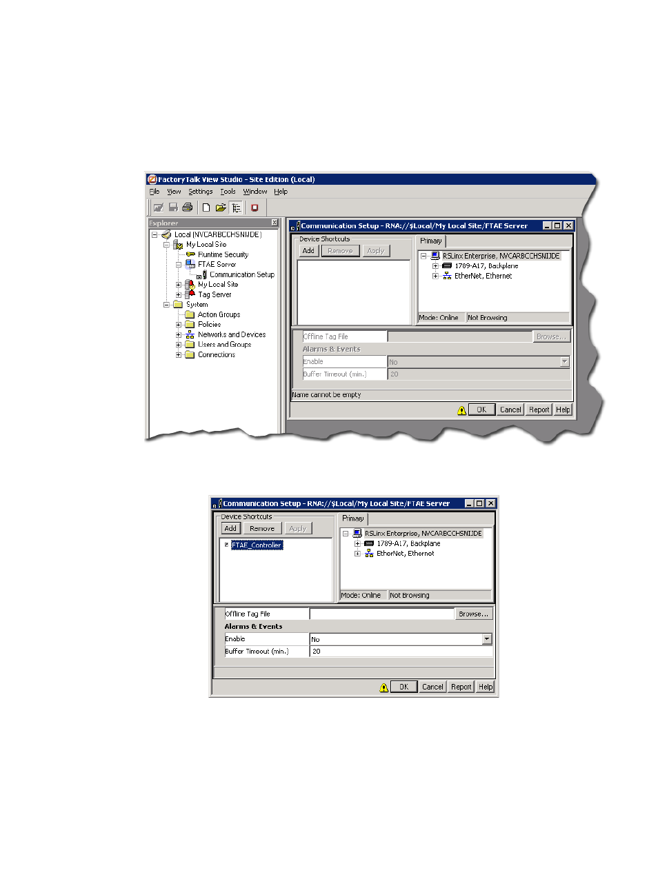 Rockwell Automation FactoryTalk Alarms and Events Quick Start User Manual | Page 57 / 246