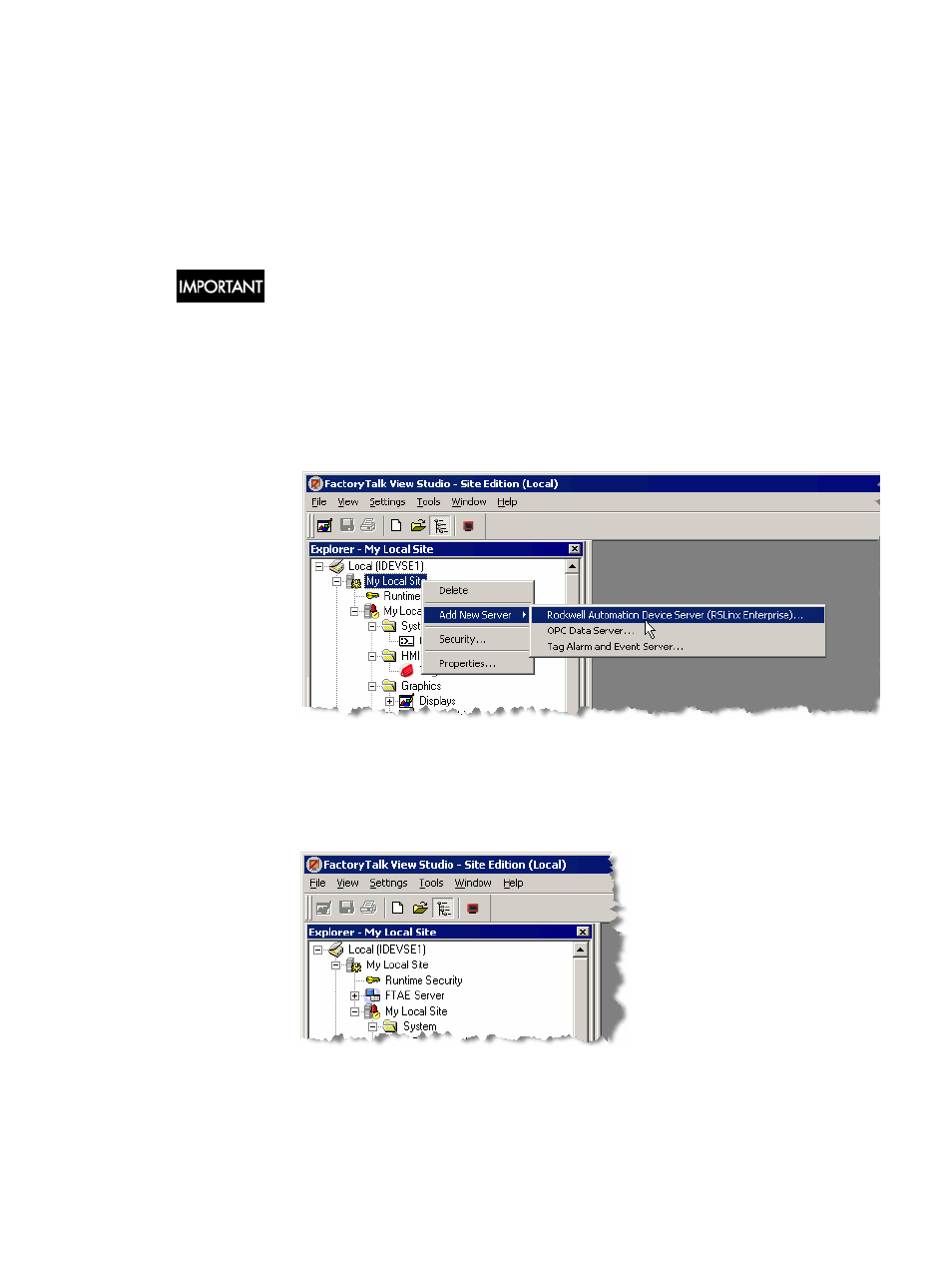 Add a data server | Rockwell Automation FactoryTalk Alarms and Events Quick Start User Manual | Page 69 / 246