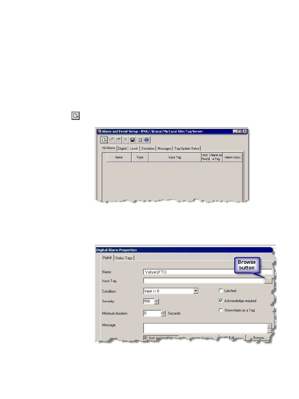 Define alarm conditions | Rockwell Automation FactoryTalk Alarms and Events Quick Start User Manual | Page 73 / 246