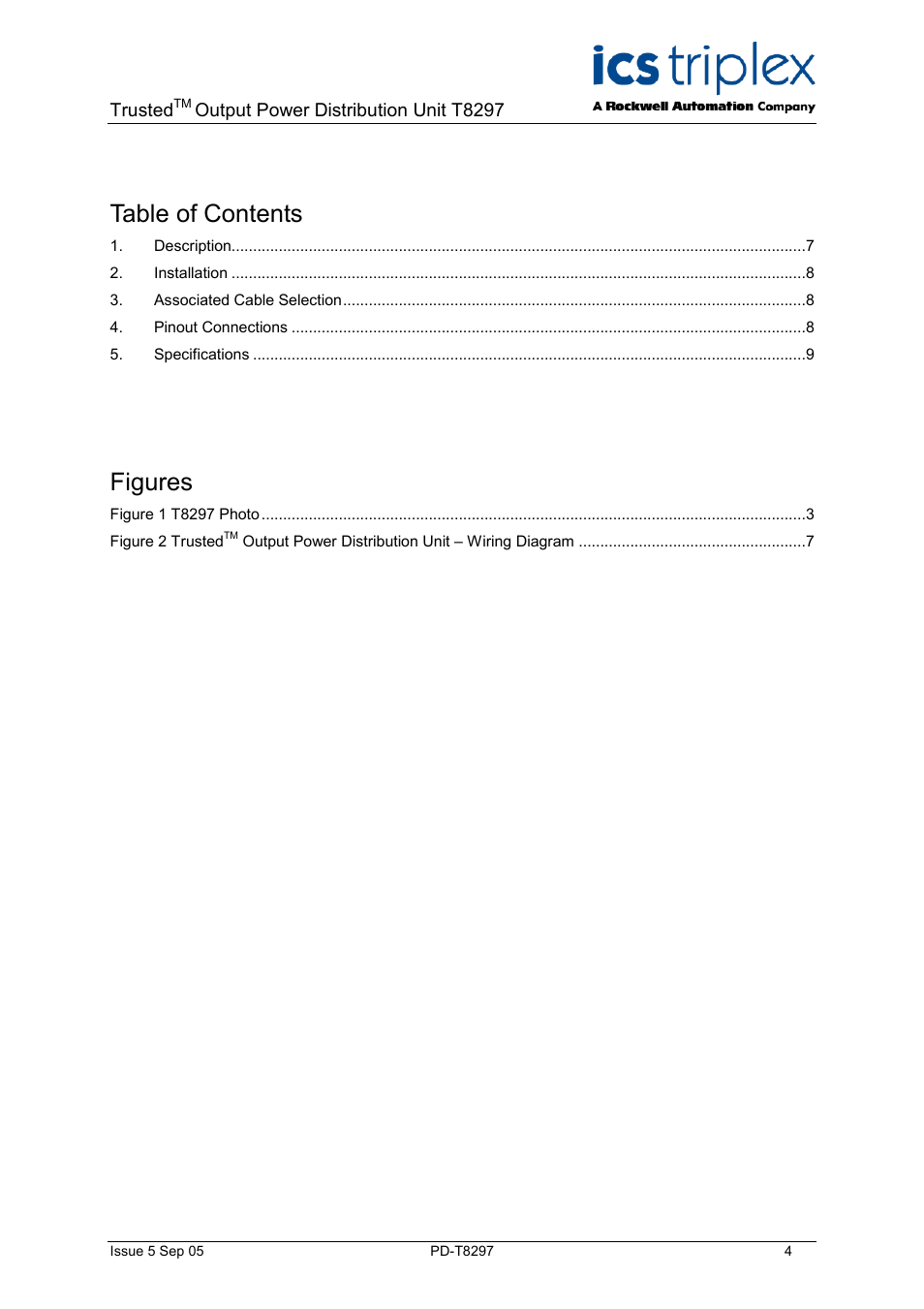 Rockwell Automation T8297 Trusted Output Power Distribution Unit (Diode Protected) User Manual | Page 4 / 10