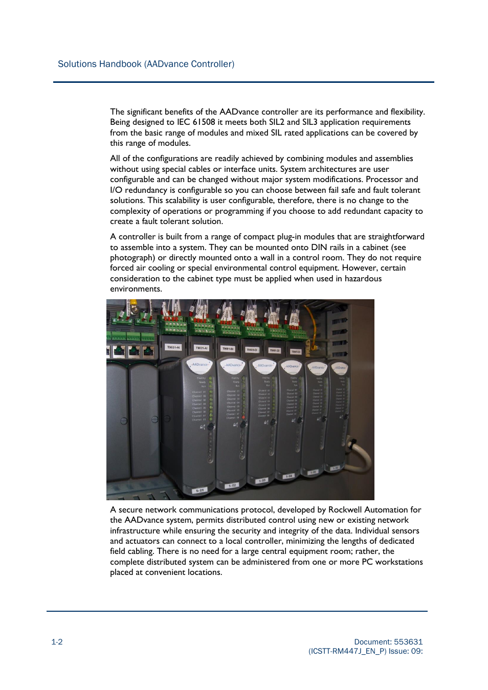 Rockwell Automation AADvance Controller Solutions Handbook User Manual | Page 14 / 148