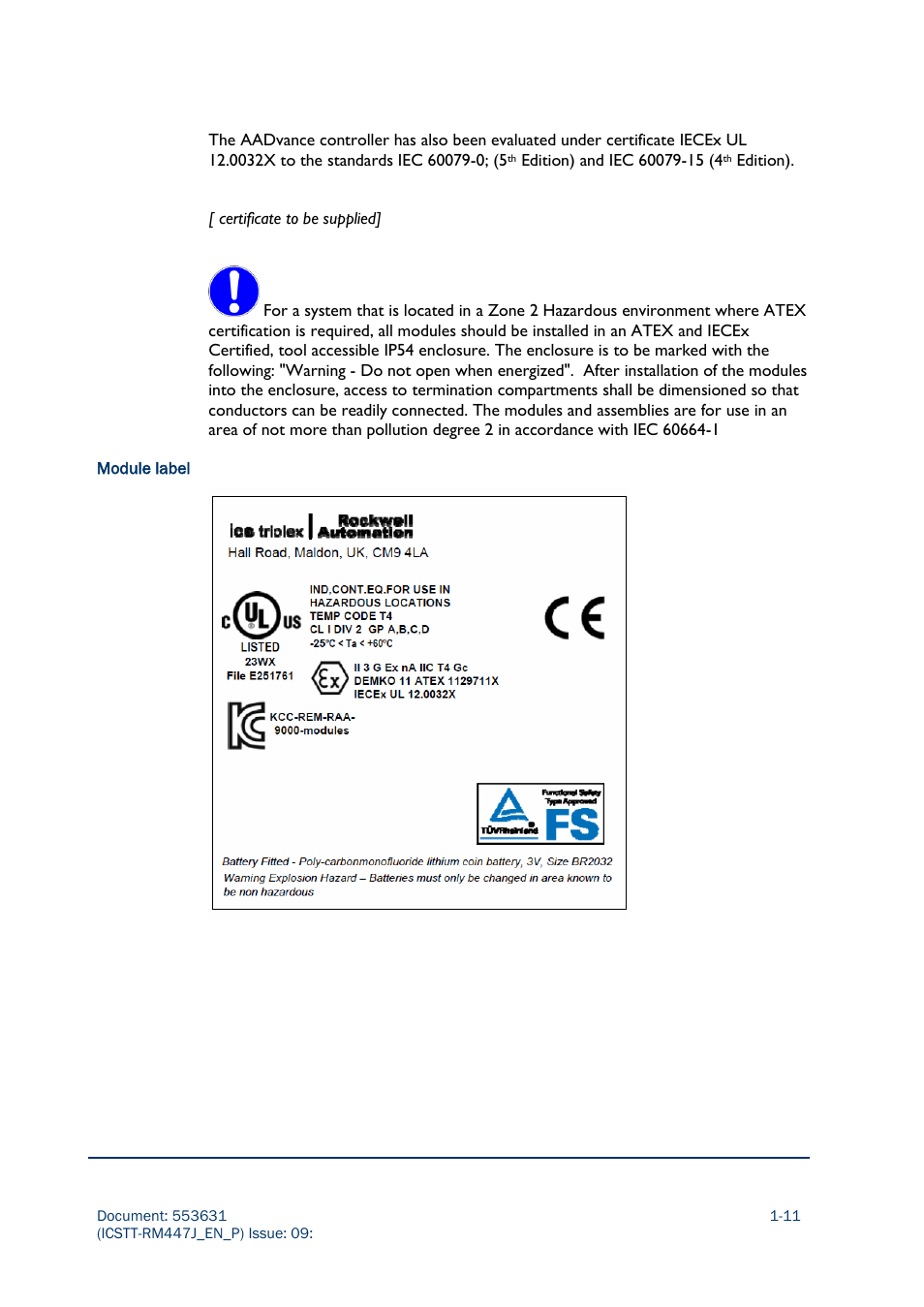 Rockwell Automation AADvance Controller Solutions Handbook User Manual | Page 23 / 148