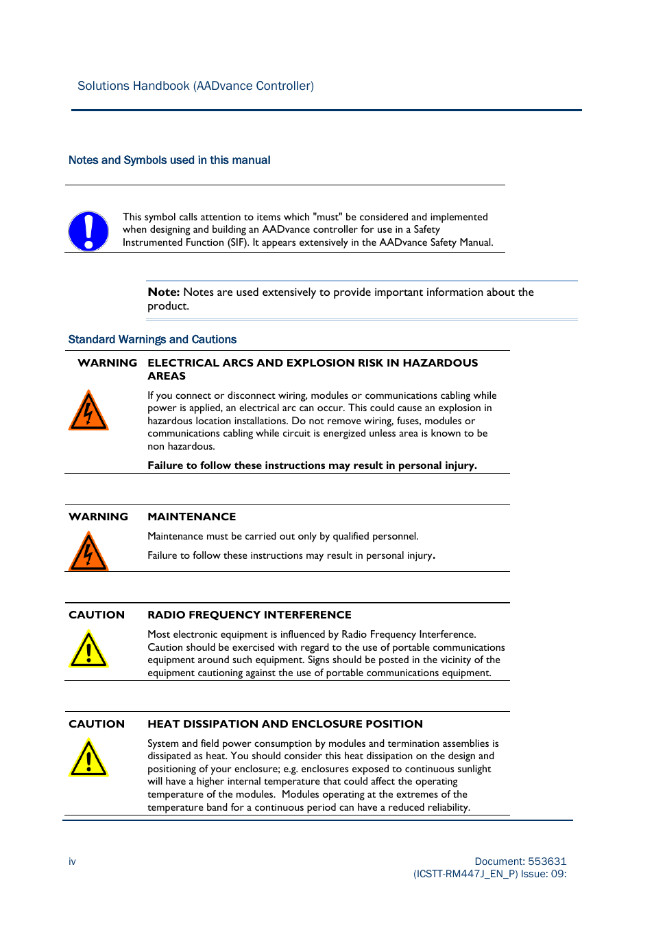 Rockwell Automation AADvance Controller Solutions Handbook User Manual | Page 4 / 148