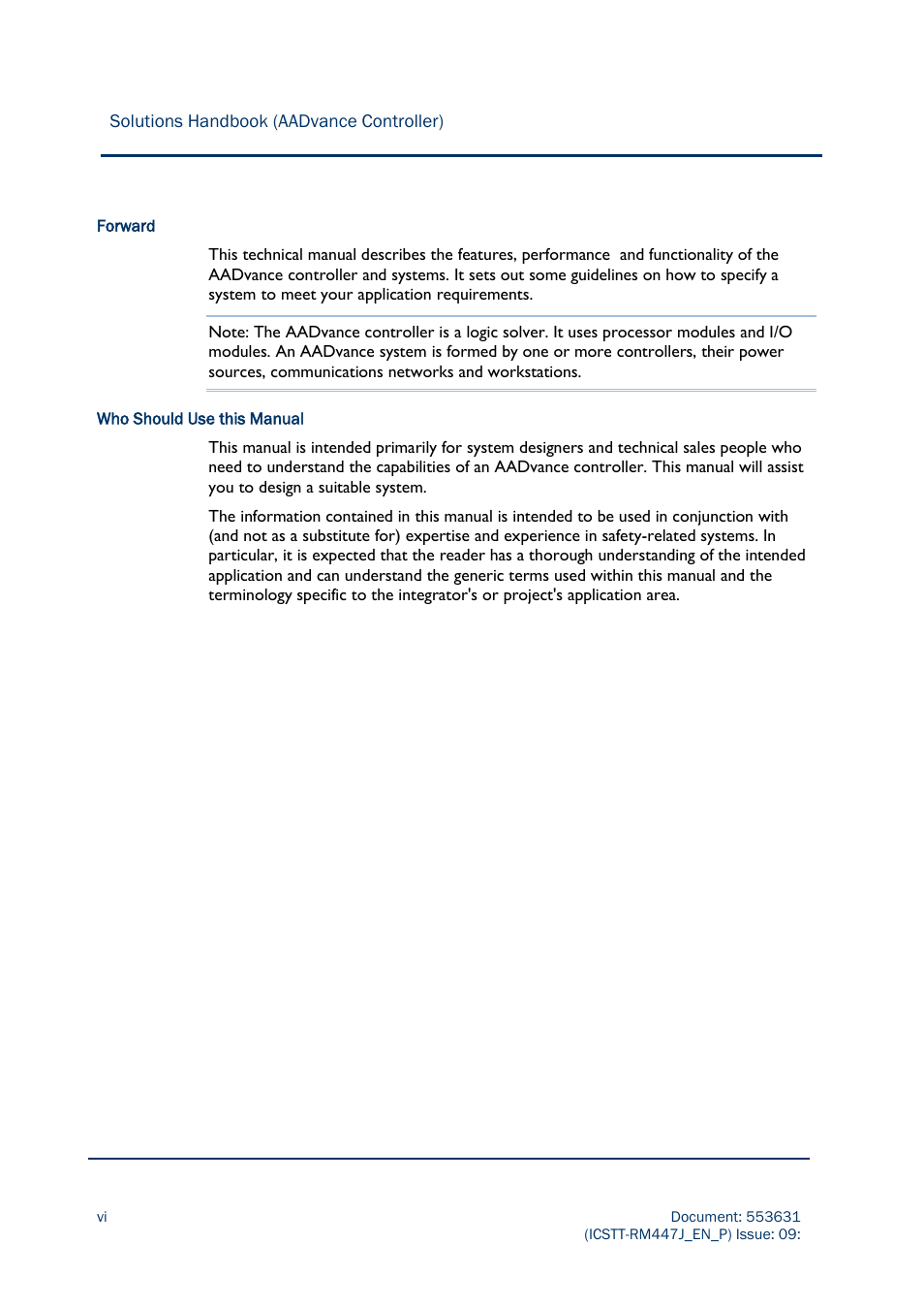 Rockwell Automation AADvance Controller Solutions Handbook User Manual | Page 6 / 148