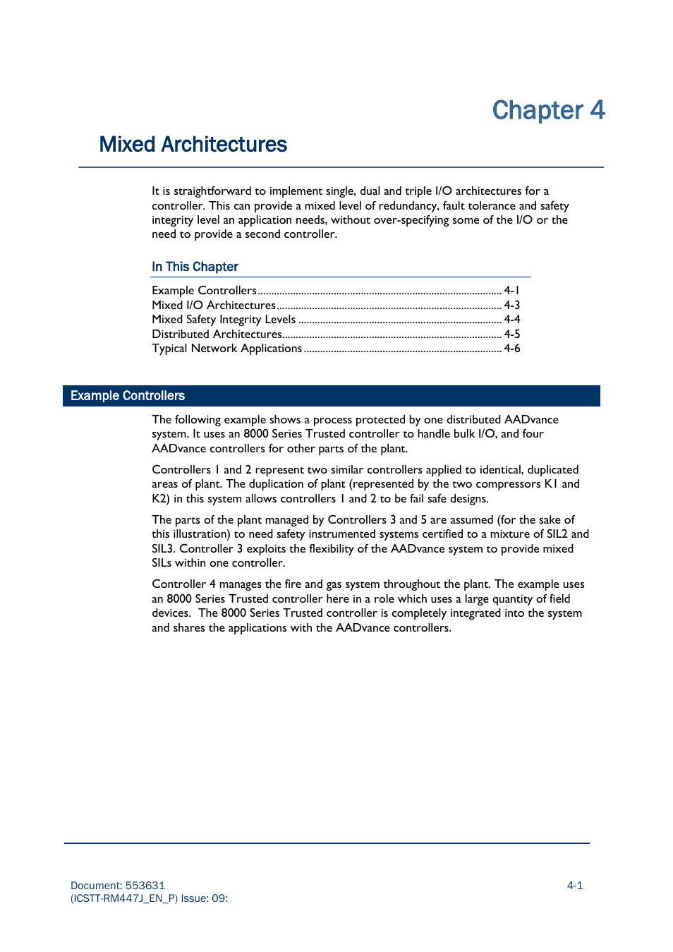 Chapter 4, Mixed architectures | Rockwell Automation AADvance Controller Solutions Handbook User Manual | Page 73 / 148