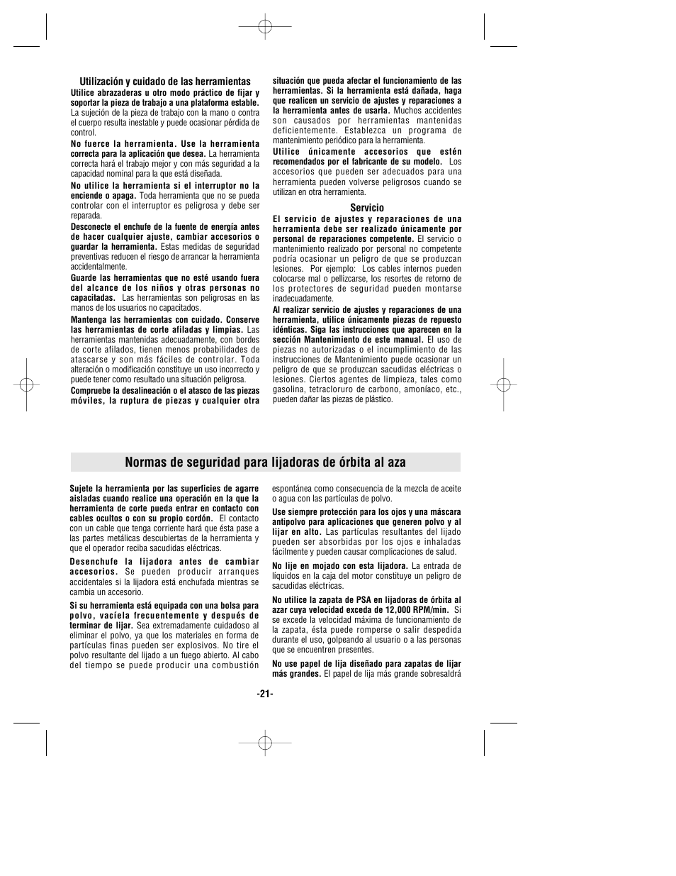 Bosch 1295D User Manual | Page 21 / 32
