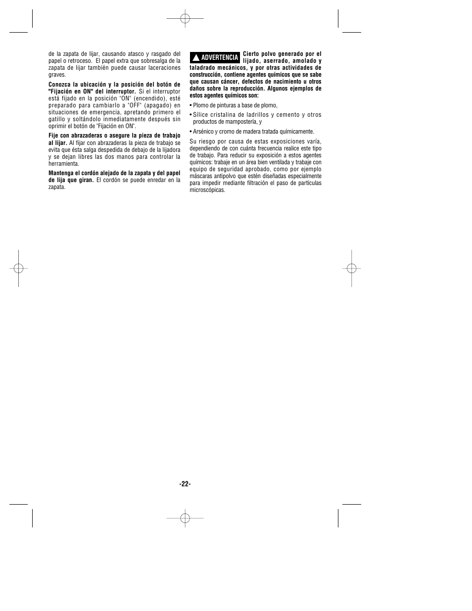 Bosch 1295D User Manual | Page 22 / 32