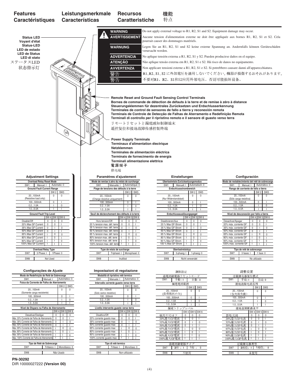 Rockwell Automation CEP7-EGF CEP7 Ground Fault Accessory Module User Manual | Page 4 / 8