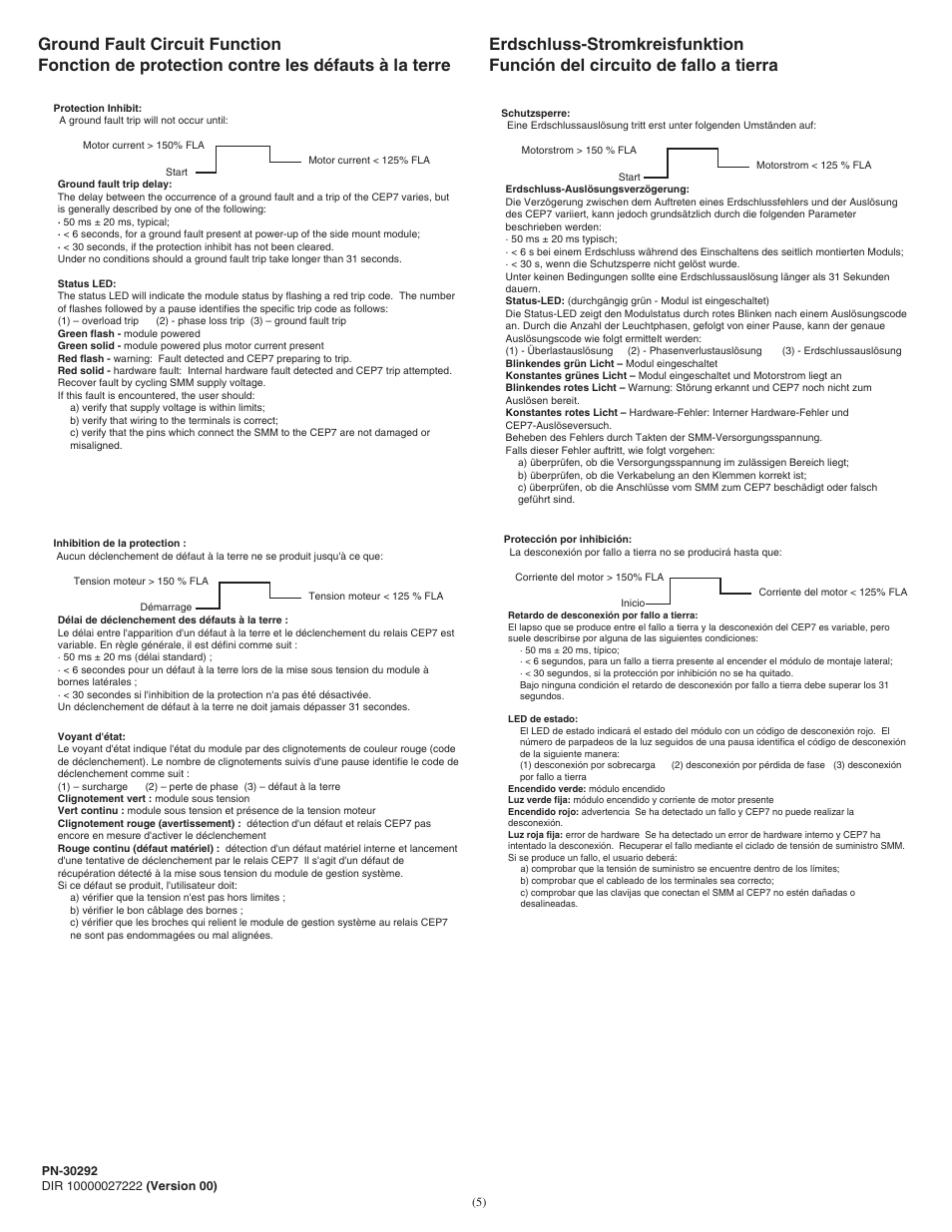 Rockwell Automation CEP7-EGF CEP7 Ground Fault Accessory Module User Manual | Page 5 / 8