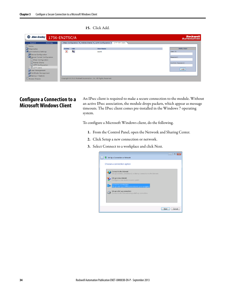 Rockwell Automation 1756-EN2TSC EtherNet/IP Secure Communication User Manual User Manual | Page 34 / 64