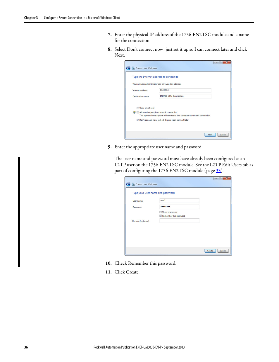 Rockwell Automation 1756-EN2TSC EtherNet/IP Secure Communication User Manual User Manual | Page 36 / 64