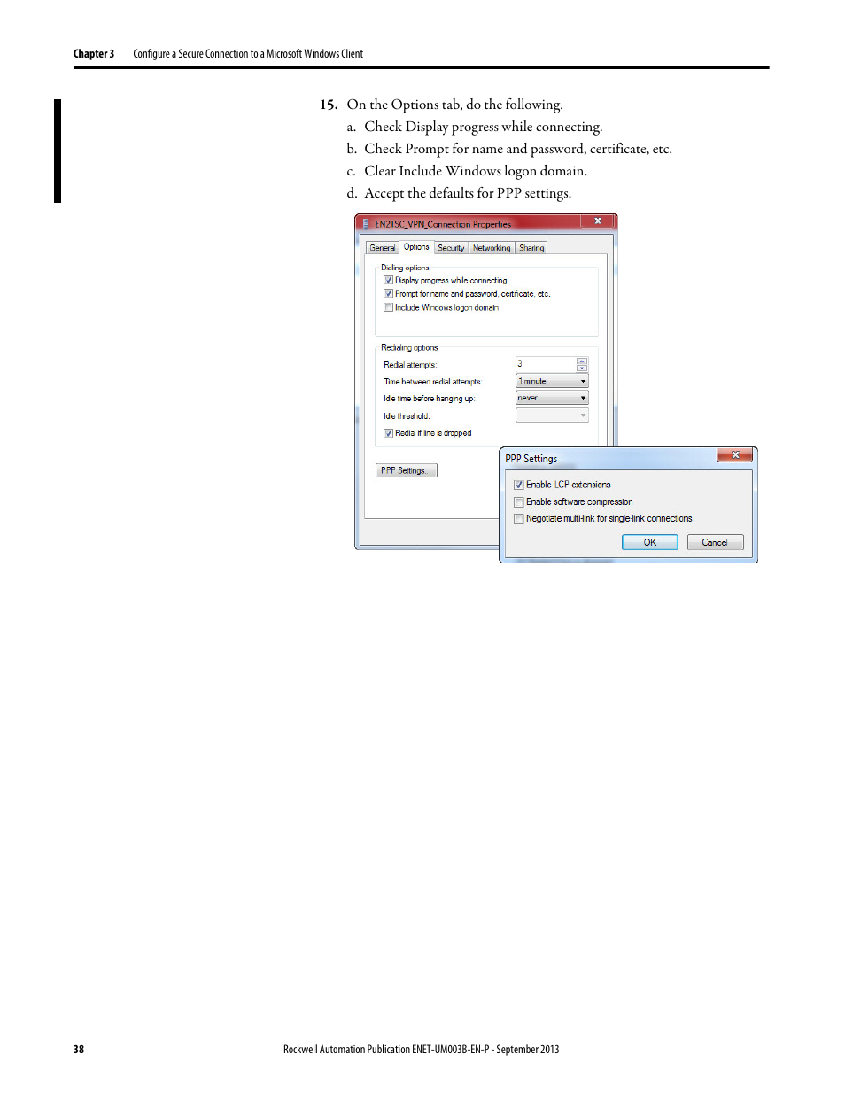Rockwell Automation 1756-EN2TSC EtherNet/IP Secure Communication User Manual User Manual | Page 38 / 64