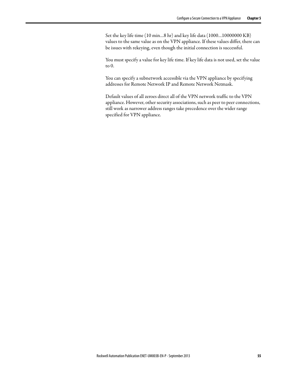 Rockwell Automation 1756-EN2TSC EtherNet/IP Secure Communication User Manual User Manual | Page 55 / 64