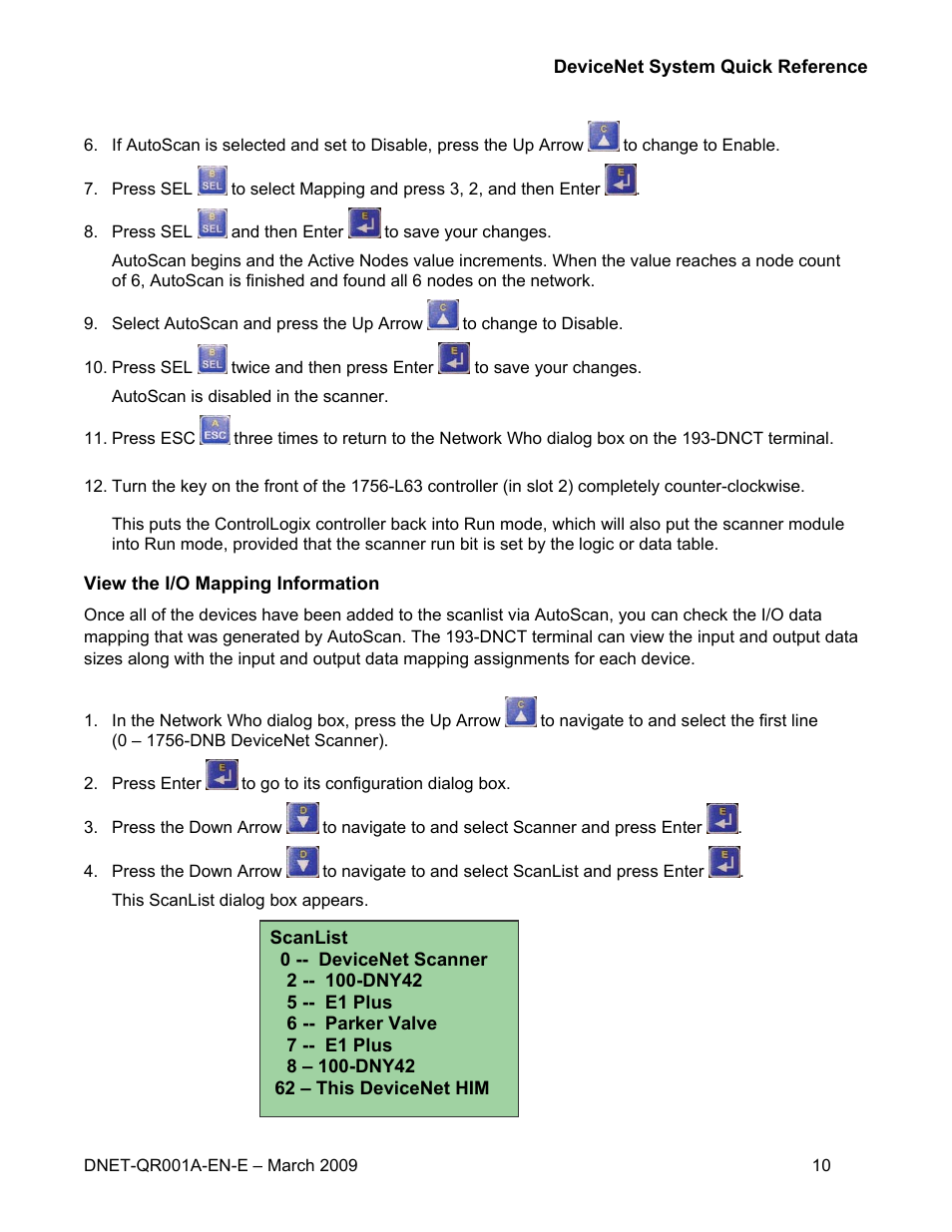 Rockwell Automation DeviceNet System Quick Reference User Manual | Page 10 / 14
