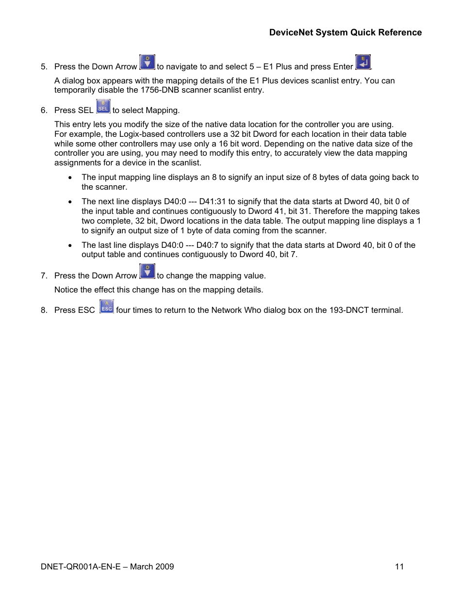 Rockwell Automation DeviceNet System Quick Reference User Manual | Page 11 / 14