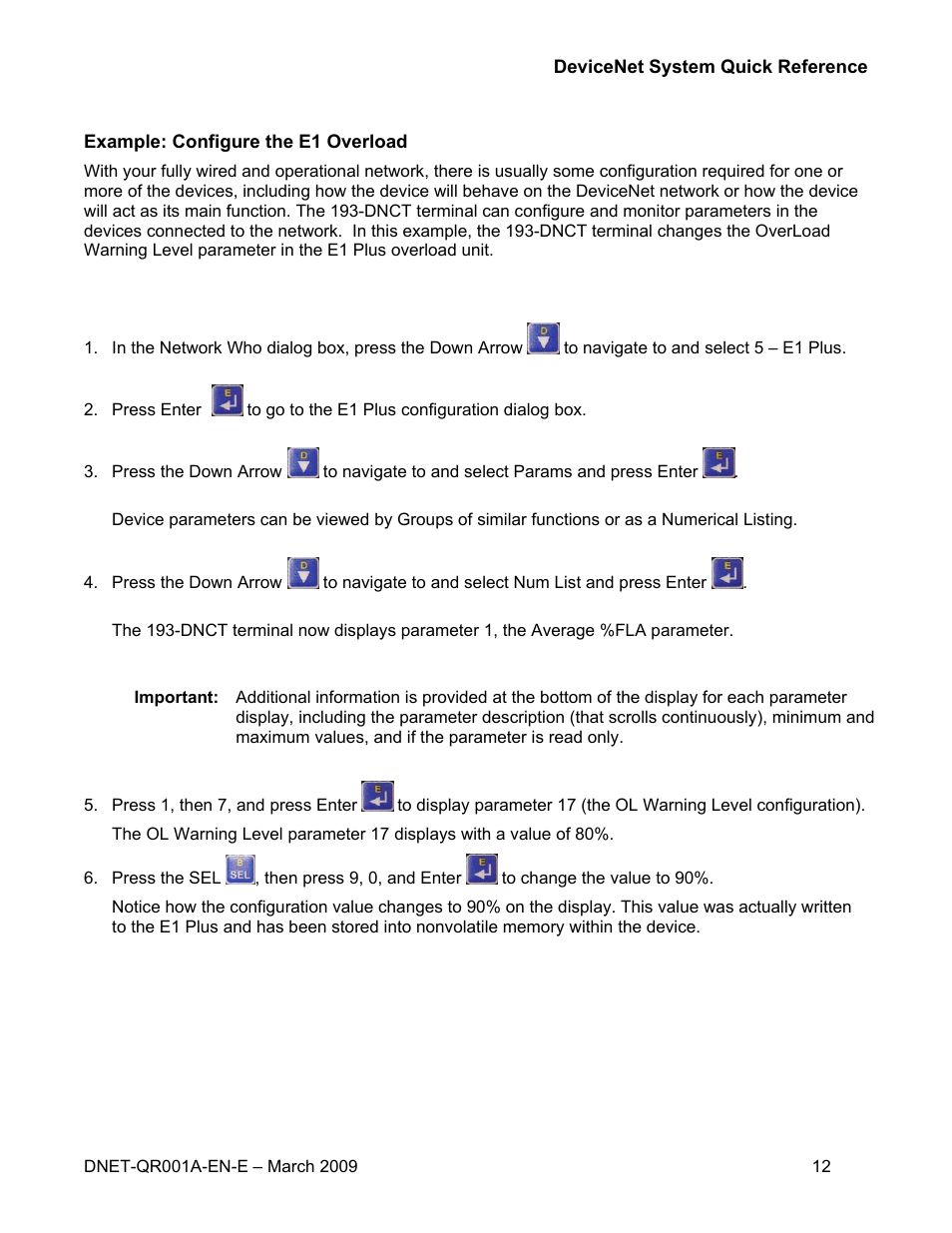 Rockwell Automation DeviceNet System Quick Reference User Manual | Page 12 / 14
