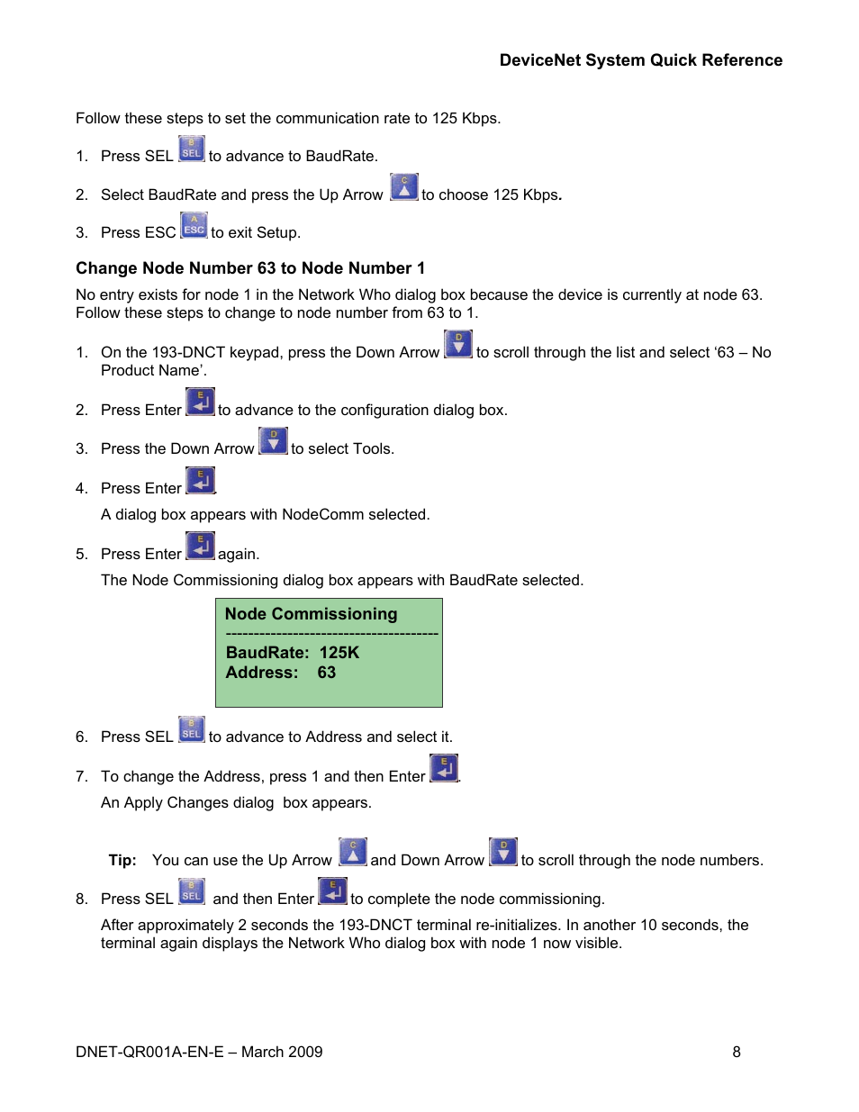 Rockwell Automation DeviceNet System Quick Reference User Manual | Page 8 / 14