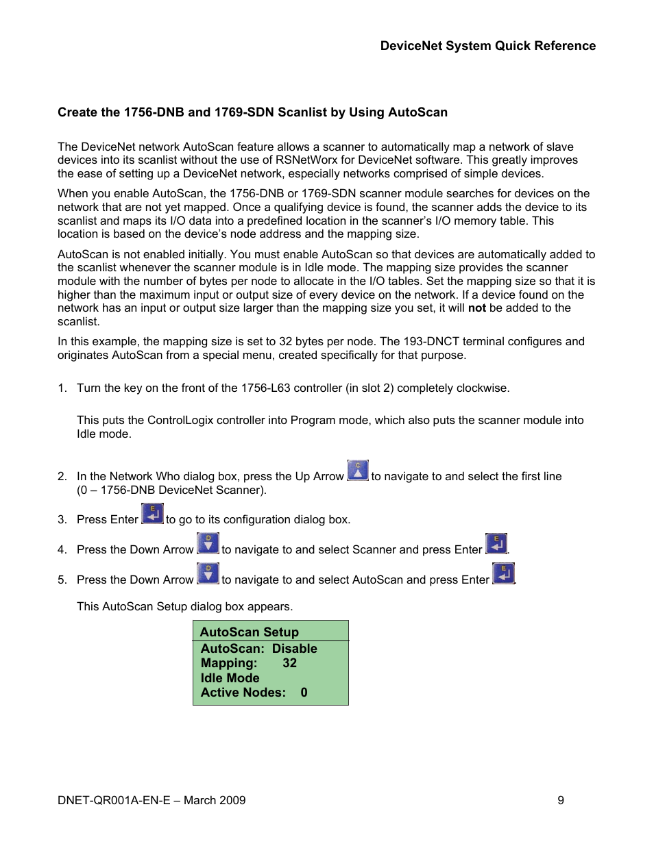 Rockwell Automation DeviceNet System Quick Reference User Manual | Page 9 / 14