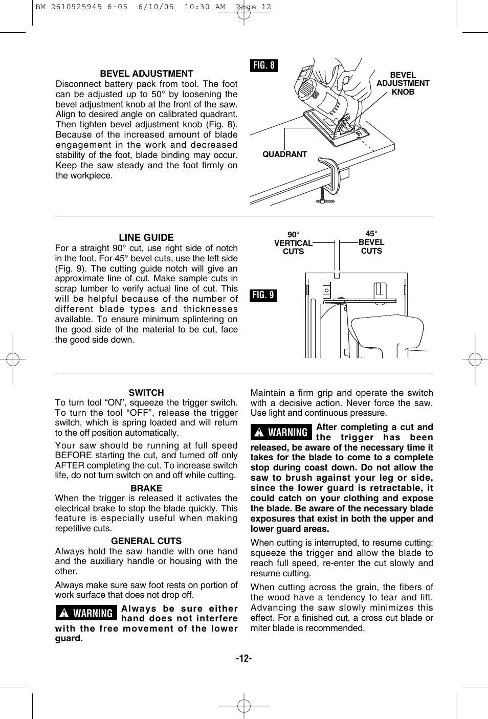 Bosch 1661 User Manual | Page 12 / 56