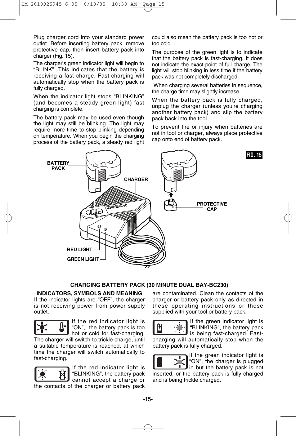 Bosch 1661 User Manual | Page 15 / 56