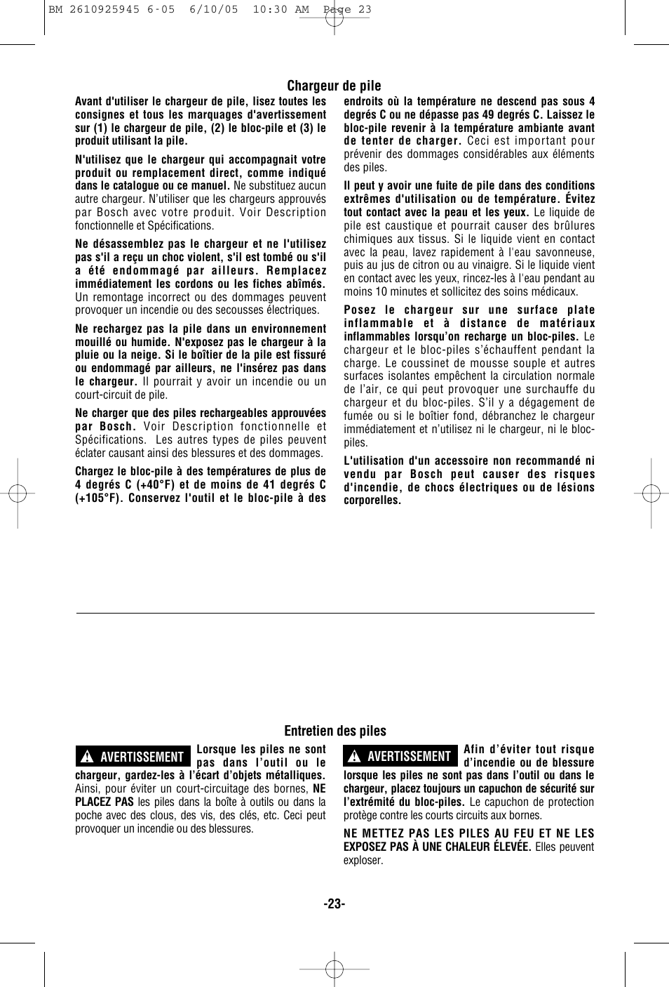 Bosch 1661 User Manual | Page 23 / 56