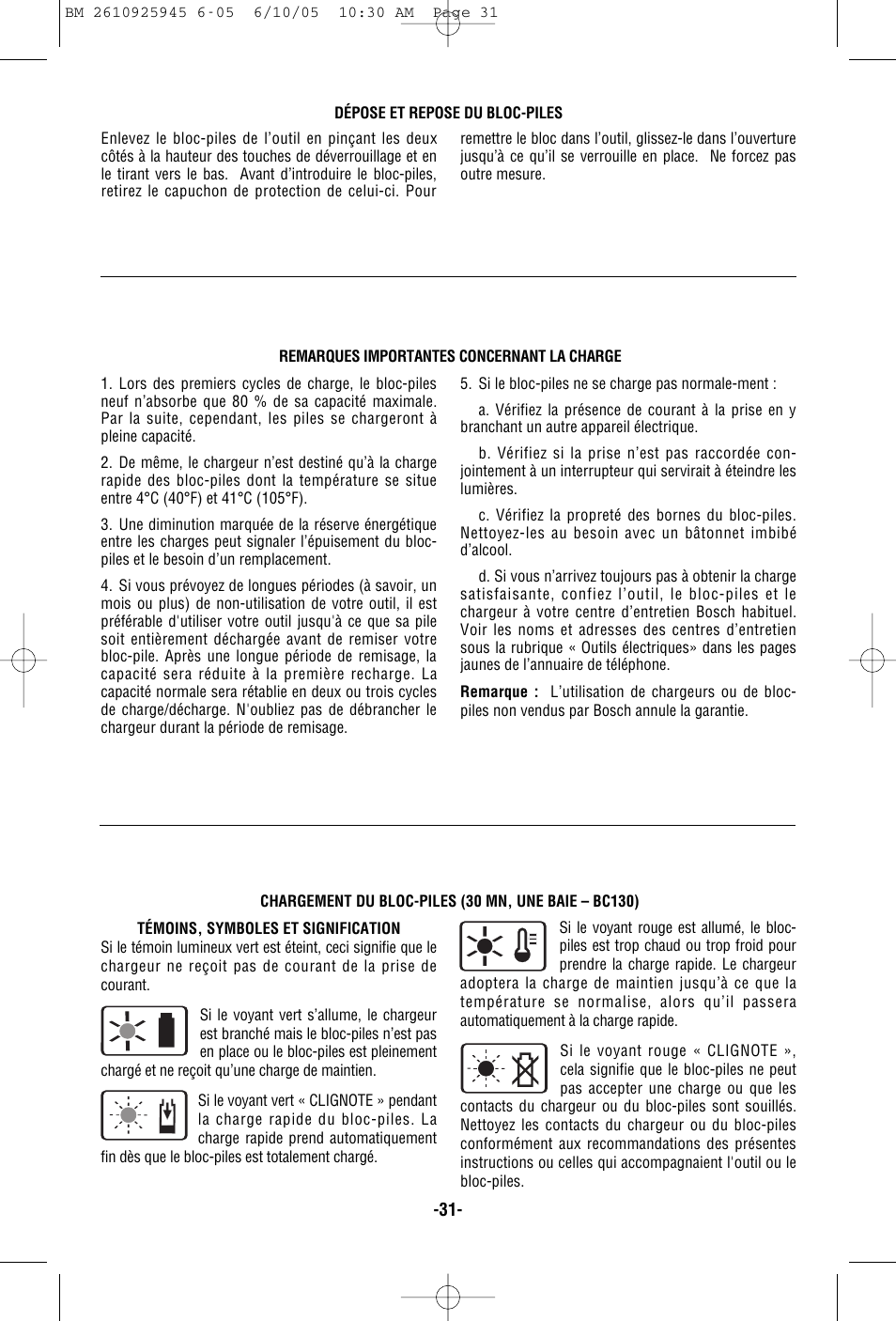 Bosch 1661 User Manual | Page 31 / 56