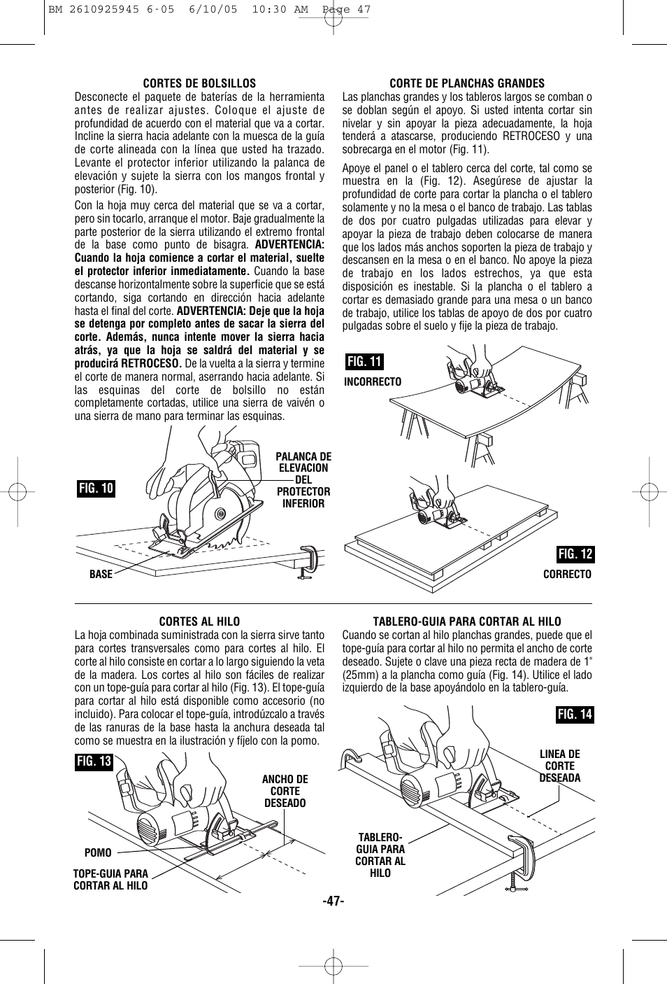 Bosch 1661 User Manual | Page 47 / 56